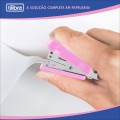 Foto ilustrativa GRAMPEADOR 20 FOLHAS MINI G1-20A ROSA CLARO
