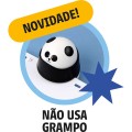 Foto ilustrativa Grampeador 6 Folhas Panda sem Grampos