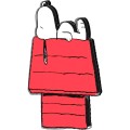 Foto ilustrativa Ímas Acrilicos Snoopy