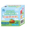 Foto ilustrativa Jogo da memória 24 peças pedagógico - Comidinhas e Brinquedos - Sortido