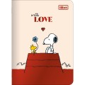Foto ilustrativa Kit com 4 Cadernetas Grampeadas 1/8 Snoopy 32 Folhas