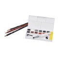 Foto ilustrativa Kit de Aquarela Shade & Tone com 12 Cores de Aquarelas em Pastilha e 3 Lápis