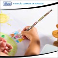Foto ilustrativa Lapis de Cor 12 Cores Sextavado Madeira Snoopy