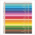 Foto ilustrativa Lápis de Cor 24 Cores Sextavado Madeira