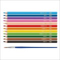 Foto ilustrativa Lápis de Cor Aquarelável 12 Cores Sextavado
