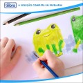 Foto ilustrativa Lápis de Cor Aquarelável 12 Cores Sextavado