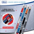 Foto ilustrativa Lápis Preto Redondo com Borracha N.2 Nasa