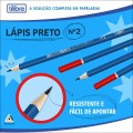 Foto ilustrativa Lápis Preto Triangular N.2