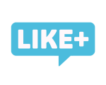 Logo da marca Like+
