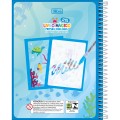 Foto ilustrativa Livro Mágico para Pintura com Água - Fundo do Mar