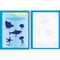 Foto ilustrativa Livro Mágico para Pintura com Água - Fundo do Mar