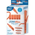 Foto ilustrativa Marca Texto Croma Laranja Neon