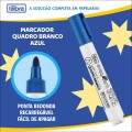Foto ilustrativa Marcador para Quadro Branco Recarregável EverMark Azul