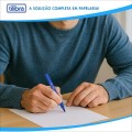 Foto ilustrativa Marcador Permanente Ponta Dupla EverMark Azul