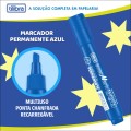 Foto ilustrativa Marcador Permanente Recarregável EverMark Azul