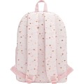 Foto ilustrativa Mochila de Costas Académie Corações Metalizados com detalhes Rosé