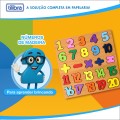 Foto ilustrativa Números de Encaixe de Madeira 26 Peças