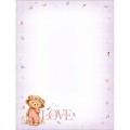 Foto ilustrativa Papel de Carta com Envelopes Love Bears