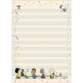 Foto ilustrativa Papel de Carta com Envelopes Snoopy