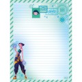 Foto ilustrativa Papel de Carta Guerreiras do KPop 48 Folhas