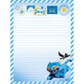 Foto ilustrativa Papel de Carta Guerreiras do KPop 48 Folhas
