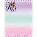 Foto ilustrativa Papel de Carta Guerreiras do KPop 48 Folhas
