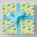 Foto ilustrativa Papel de Presente - Caixa Criativa Com 75 Rolos