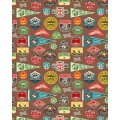Foto ilustrativa Papel de Presente - Caixa Criativa Com 75 Rolos