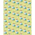 Foto ilustrativa Papel de Presente - Caixa Criativa Com 75 Rolos