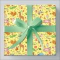 Foto ilustrativa Papel de Presente - Caixa Infantil Com 75 Rolos