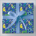 Foto ilustrativa Papel de Presente - Caixa Infantil Com 75 Rolos
