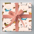 Foto ilustrativa Papel de Presente - Caixa Teen com 150 Rolos
