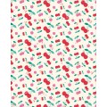 Foto ilustrativa Papel de Presente - Caixa Teen com 150 Rolos