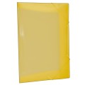 Foto ilustrativa Pasta Aba Elástico Polipropileno 0,35mm Ofício Amarela