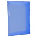Foto ilustrativa Pasta Aba Elástico Polipropileno 0,35mm Ofício Azul