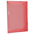 Foto ilustrativa Pasta Aba Elástico Polipropileno 0,35mm Ofício Vermelha