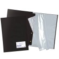 Foto ilustrativa Pasta Catálogo PVC 0,15mm Ofício 50 Envelopes Preta