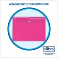 Foto ilustrativa Pasta Envelope com Velcro Polipropileno A4 316x240mm Color Rosa