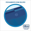 Foto ilustrativa Pasta Envelope com Velcro Polipropileno A4 316x7,5mm Color Azul