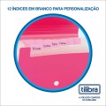 Foto ilustrativa Pasta Sanfonada Polipropileno A4 12 Divisões Color Rosa