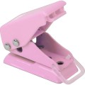 Foto ilustrativa Perfurador 1 Furo 10 Folhas P206 Rosa Claro