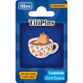 Foto ilustrativa Pin de Metal TiliPins Capyccino