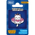 Foto ilustrativa Pin de Metal TiliPins Gatocórnio