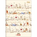 Foto ilustrativa Planner Grampeado 17,8 x 25,4 cm Pooh 90 G 2026