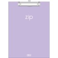 Foto ilustrativa Prancheta A4 Zip - Lilás