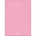 Foto ilustrativa Prancheta A4 Zip - Rosa-Claro