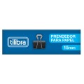 Foto ilustrativa Prendedor Preto para Papel 15mm Caixa com 12 Unidades