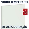 Foto ilustrativa Quadro Branco Magnético Vidro Divisória para Mesa 58x40cm
