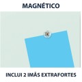 Foto ilustrativa Quadro Branco Magnético Vidro InvisaMount 127x71cm
