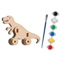 Foto ilustrativa Quebra-cabeça 3D Madeira T-Rex